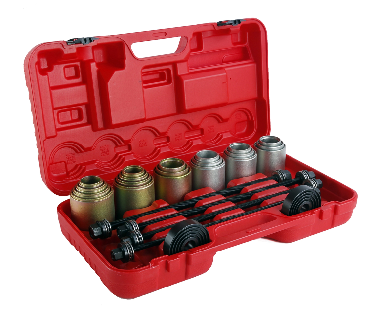 27pc Universal Press and Pull Sleeve Kit Bush Bearing Removal Insertion Tool Set